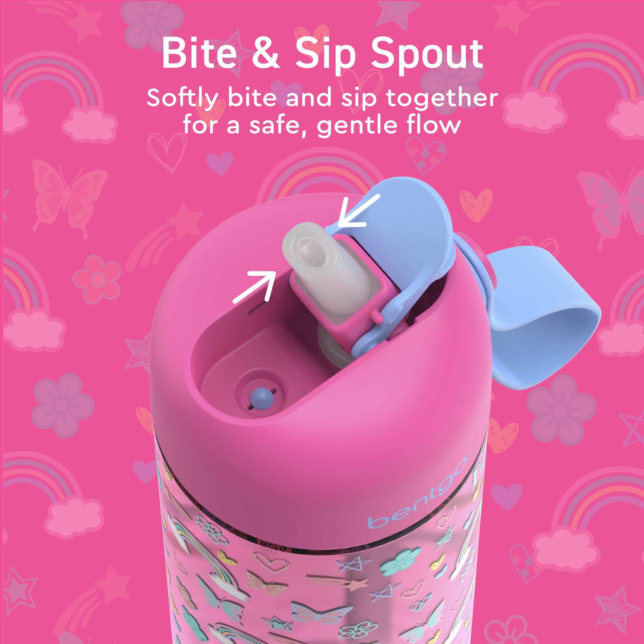 Bentgo Kids Prints Water Bottle (2-Pack) - Image 18